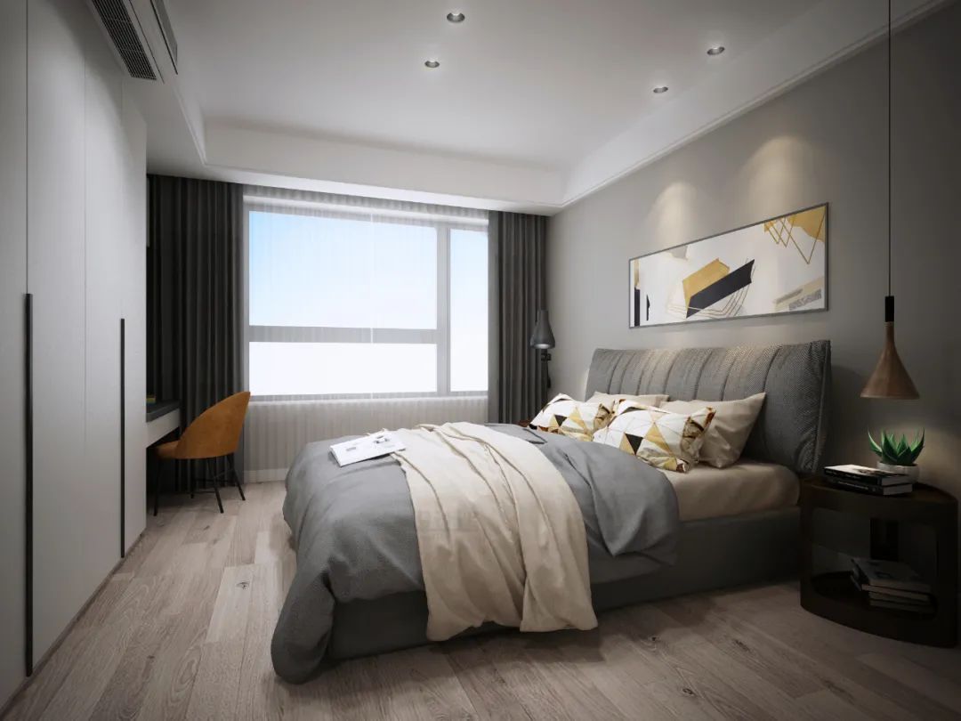 床铺|卧室筒灯怎么布置？筒灯设计合理，卧室令人舒适