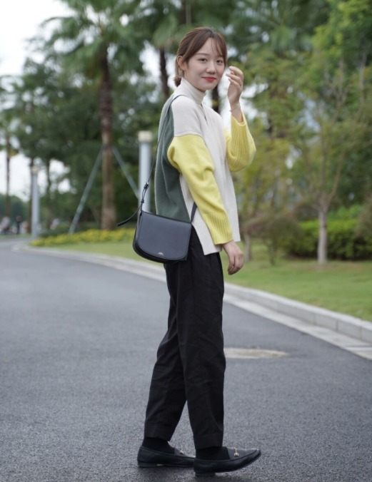 小个子 优雅女人都穿“乐福鞋”,比小白鞋更显气质,小个子也可以hold住