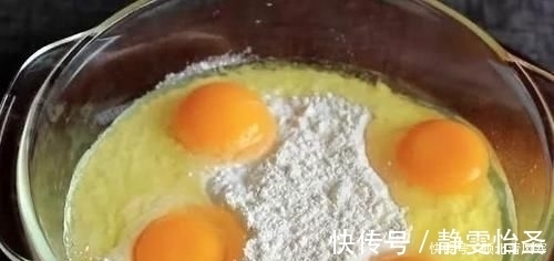 鸡蛋|1碗面粉，4个鸡蛋，不用蒸不油炸，外酥里嫩，小孩抢着吃