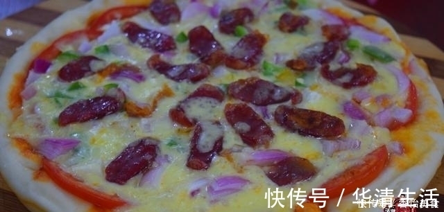 菜椒|想吃披萨不用去外面买，跟着我的配方在家就能做，味道正宗又实惠