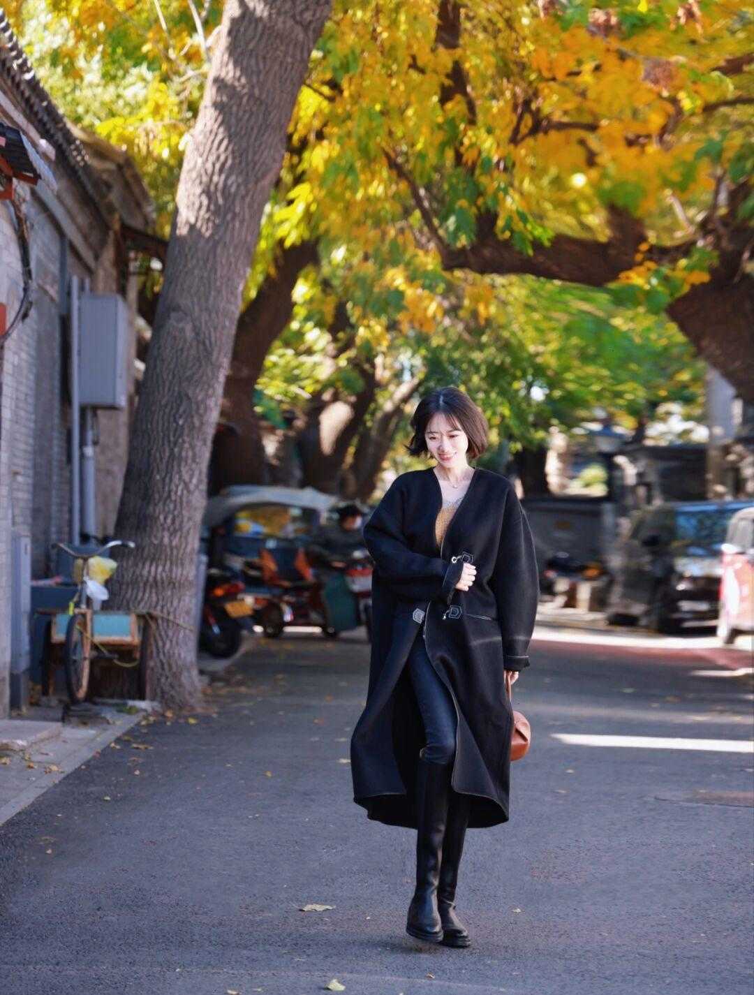 温暖|秋冬大衣的温暖,娴静柔和不负秋冬意