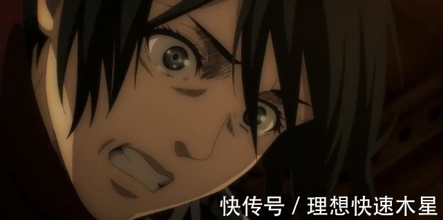 三笠|进击的巨人三笠变回温柔脸,BGM为萨莎响起,艾伦微笑被移除