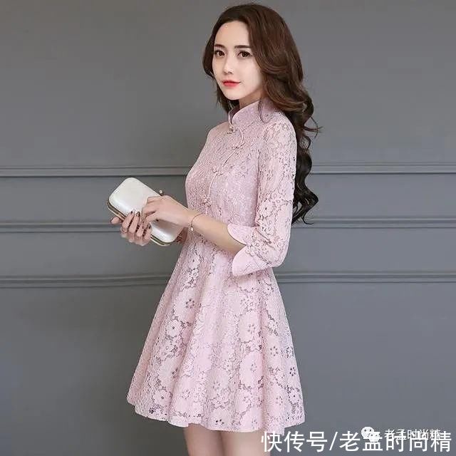 衣绣盘扣花|衣绣盘扣花，心有千千结，高品质新款旗袍彰显女人百转千回的温柔