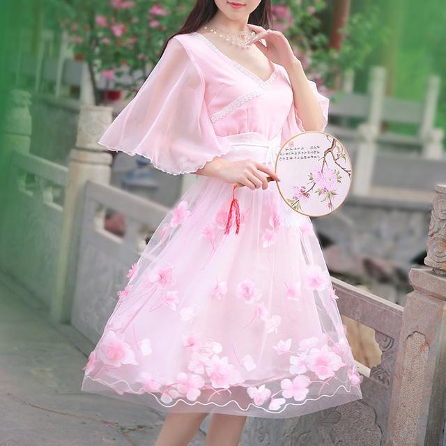 泡泡袖 古色古香中国风改良裙,简直是古风爱好者的福利,太仙了