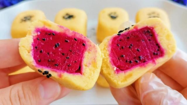 红薯泥|又到吃红薯的旺季，把红薯和火龙果这样做，营养全面，全家都爱吃