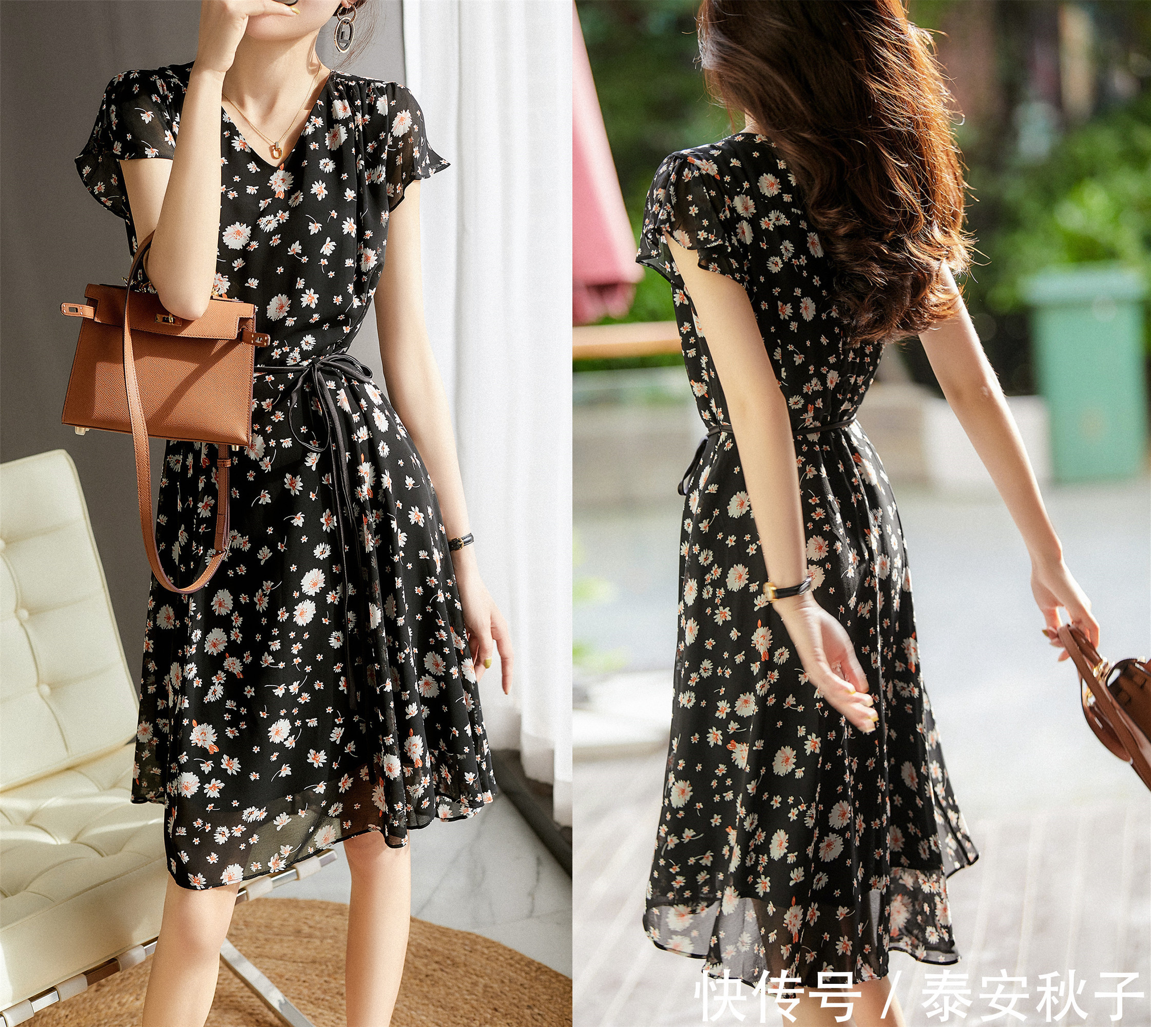碎花连衣裙|今夏流行的“印花裙”，这也太撩人了吧！