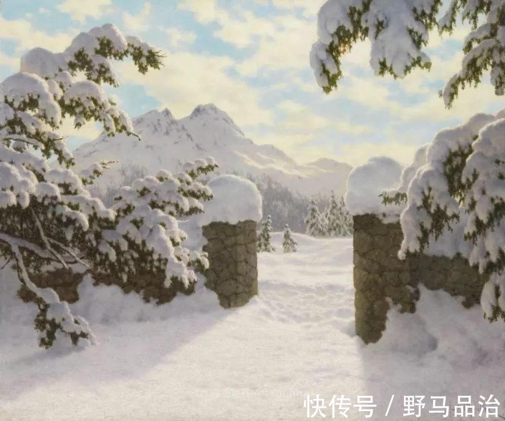 伦敦时报$这位俄罗斯画家，不愧为光与雪的大师！