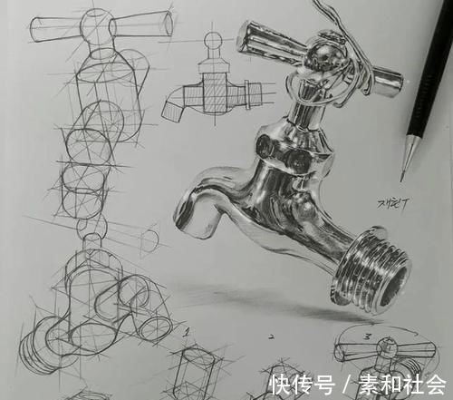 严谨#为什么说素描必须要严谨?看到这些作品就明白了