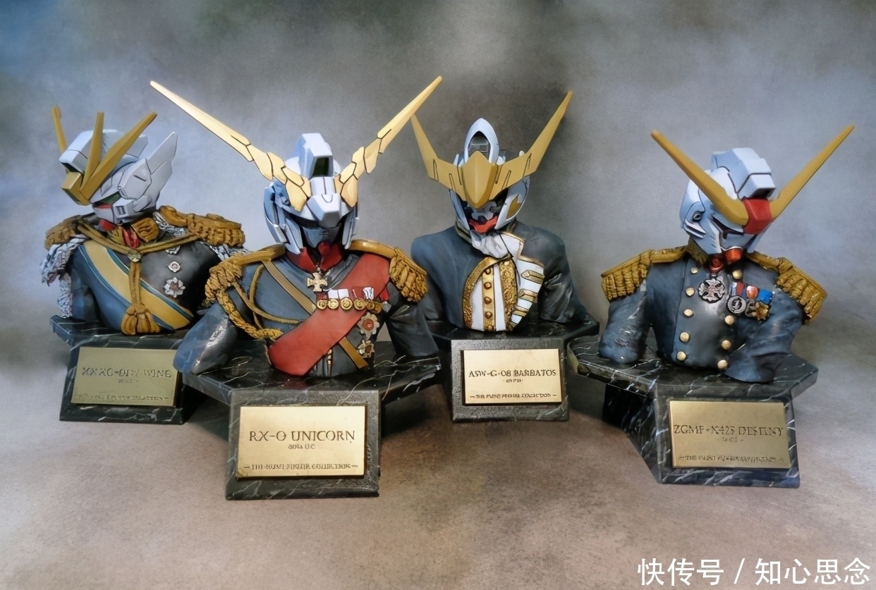 模玩控|模玩控:高达拟人胸像改造,巴巴托斯、命运、独角兽哪款是你的最爱?
