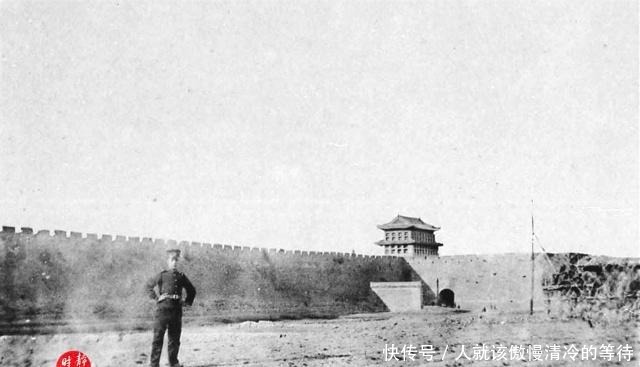 清朝|老照片,1901年的山海关,这是清朝庚子事变后的山海关