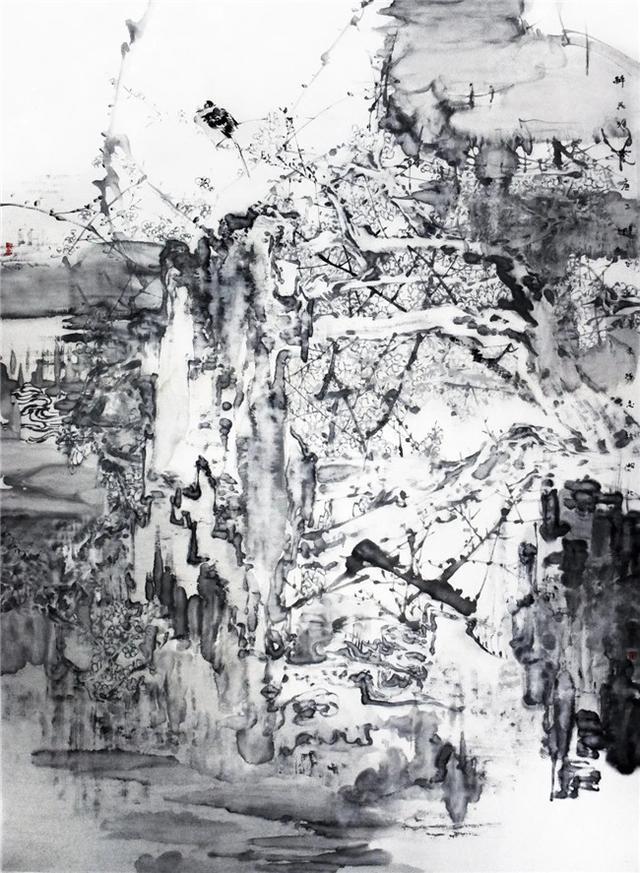 中国画#艺术鉴赏网:山水画家宋德志与艺术的邂逅