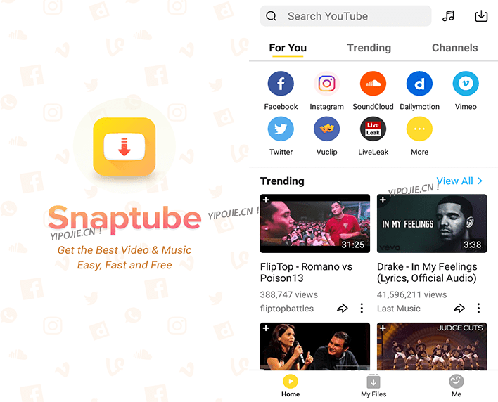 SnaPtube v7.10.0.71050210 油管下载器高级VIP内购版