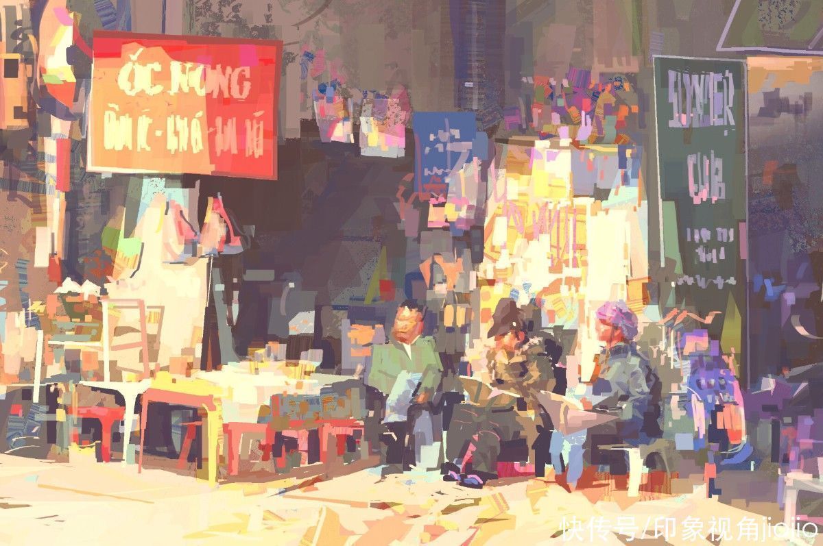 索尼影视@午间一小时的速涂,整体画面看似凌乱实则巧妙