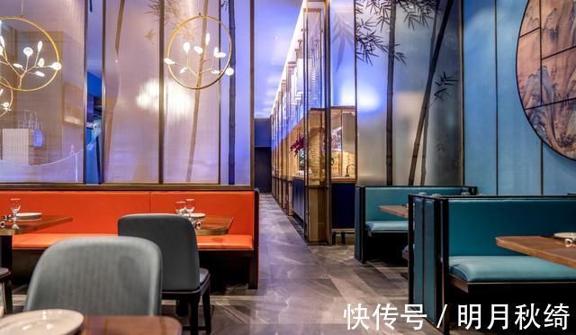 园林|把奢华融入新中式风格的餐厅装修设计
