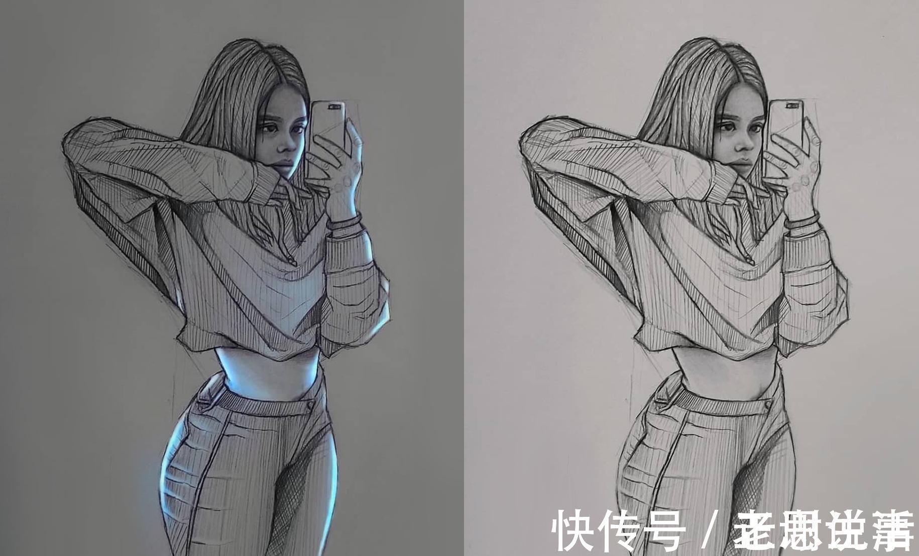 笔刷@素描会发光想要画出这种效果,其实只需几分钟