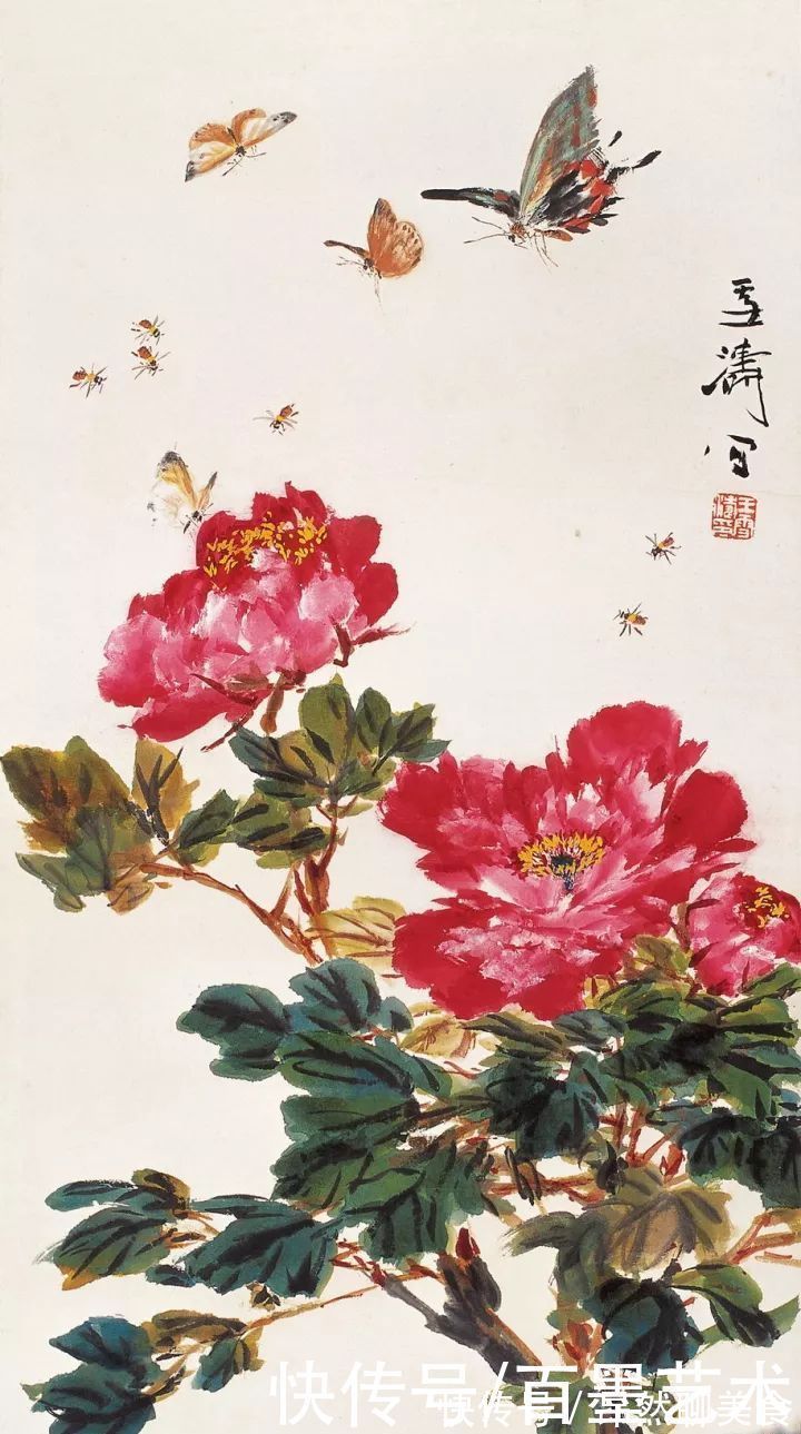 小写意@唯有牡丹真国色!小写意牡丹画150幅,美醉了