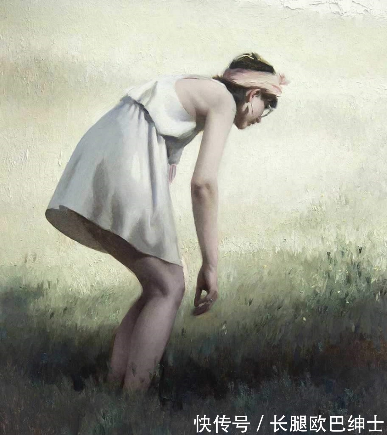 象征主义#沉静之中散发出典雅唯美的女性魅力——饱含象征意味的写实画作