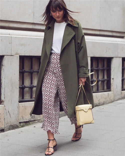 气温回升,及时get风衣的3种搭配法则,紧跟时尚潮流