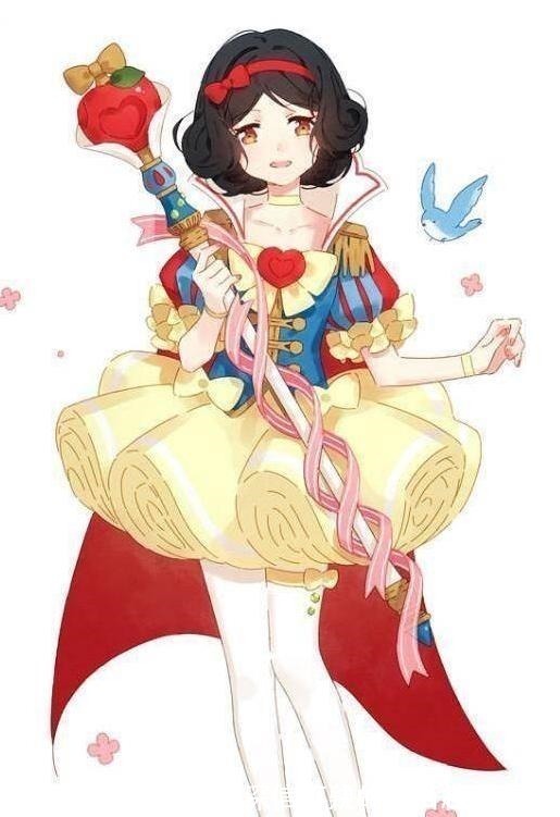 迪士尼公主|迪士尼公主变身魔法少女,甜美又时尚,她们会有什么魔法呢