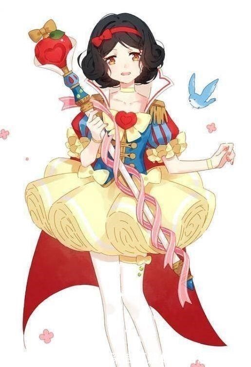 迪士尼公主|迪士尼公主变身魔法少女，甜美又时尚，她们会有什么魔法呢