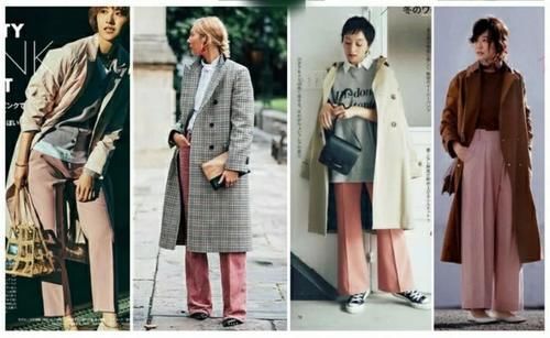 2021粉裤子潮流你跟了没？日杂穿搭灵感，增加温柔气质