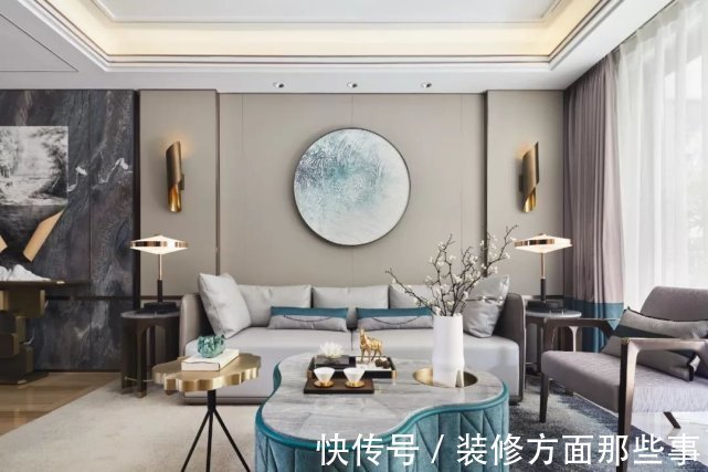 饱和度|173㎡轻奢新中式,古典和现代的碰撞,唯美浪漫!