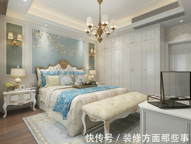 四居室|144平欧式四居室摒弃掉欧式的繁冗,增强实用性