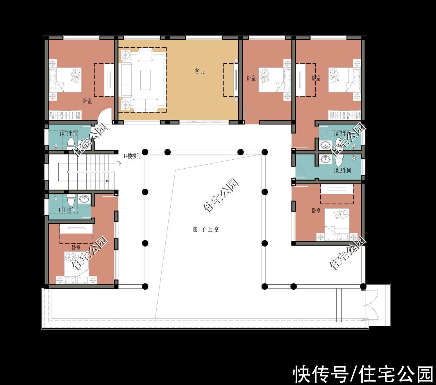 占地面积|下半年建房就选这10套二层吧，颜值一套比一套高，30来万就能盖