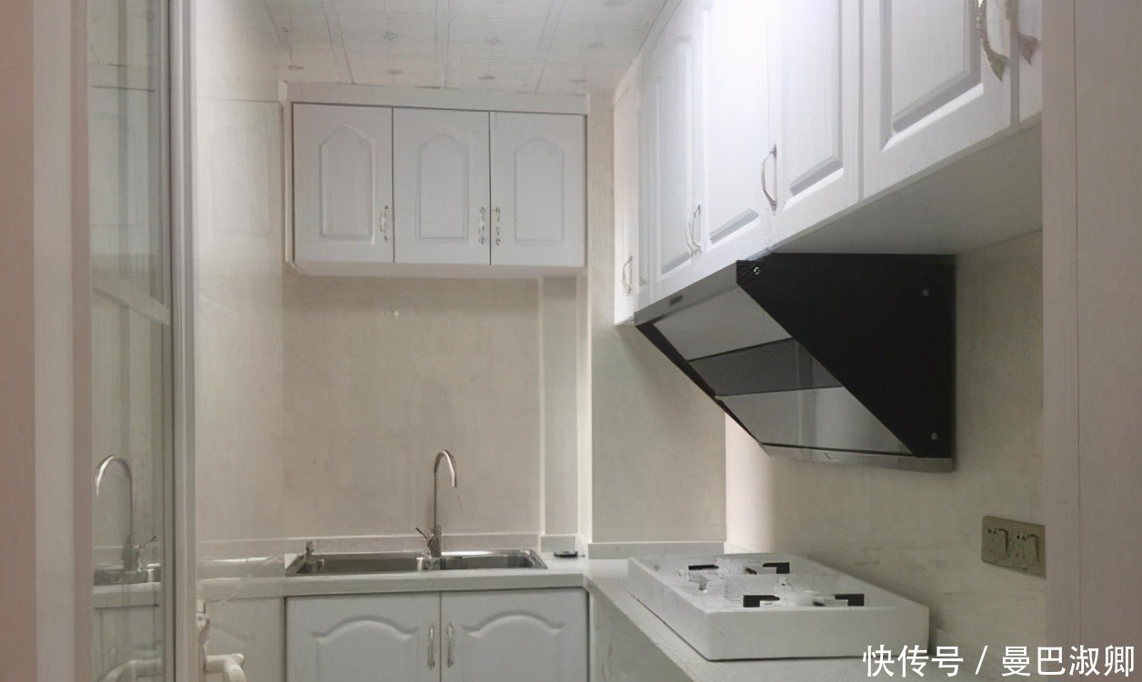 橱柜|9万装修的硬装，全屋粉墙温馨不腻，定制橱柜实用大气