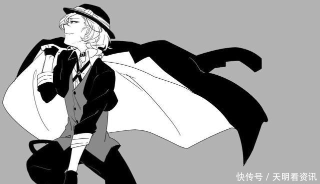 文豪野犬太宰治和中原中也之间表面针锋相对，实则暗里调情