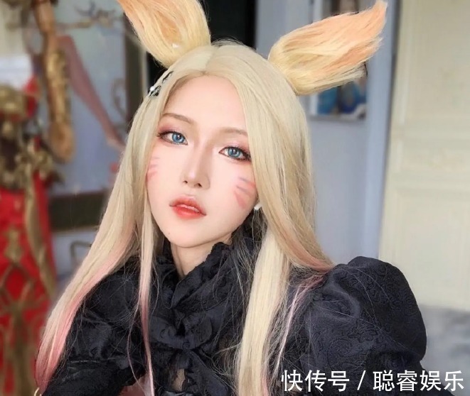 至臻|腐团儿完美cos阿狸,漂亮还带点妩媚,神秘大哥送上大礼