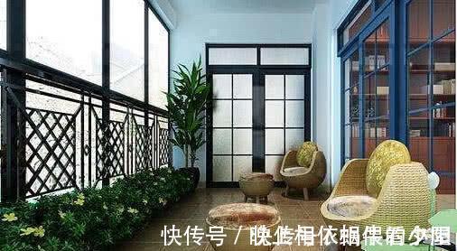 阳台|有钱人封阳台的4种方式,大气实用,谁还说开放阳台不安全?