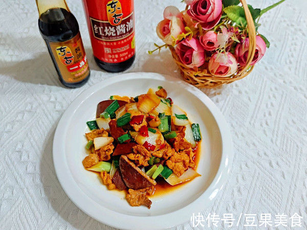 #东古家味美食#白菜帮炒肉