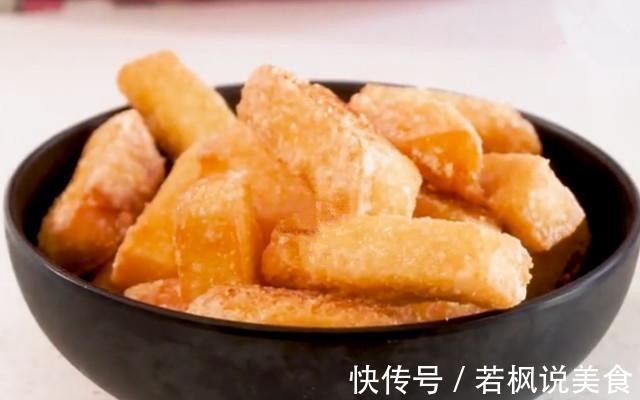 剩馒头吃不完只需1分钟，做成小孩最爱吃的零食，酥脆香甜！