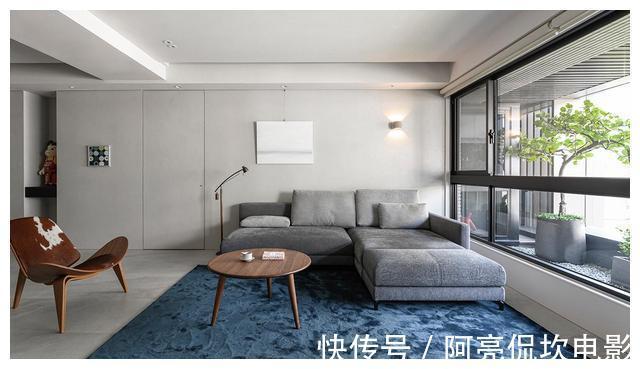 茶室|100㎡三居室,没有电视墙,开放式茶室、餐厨一体化,让家更实用!