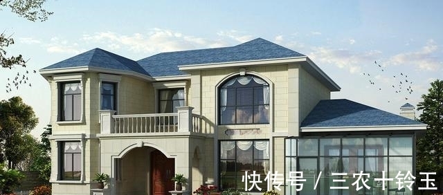 影视剧|农村自建二层别墅, 面宽18.8米, 厨房建室外, 主体宽敞, 堪称经典