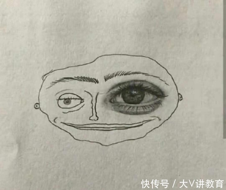 考试大纲！美术生画到一半懒得画了，画风逐渐变得任性，网友：是来搞笑的吗