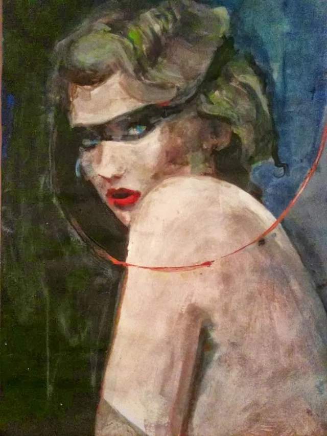 油画颜料|她以生动、动感和现代的笔触,描绘画面