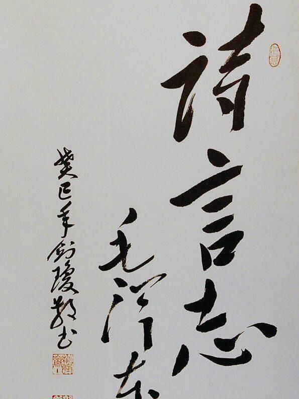 更上一层楼@农村美女郭剑琼的“毛体书法”到底有多棒,看看你就知道了