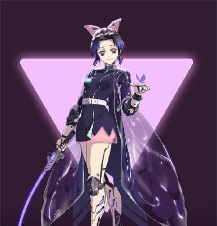 鬼灭之刃|鬼灭三美成朋克少女,蝶屋少女大变样,伊之助误入,网友表示太美