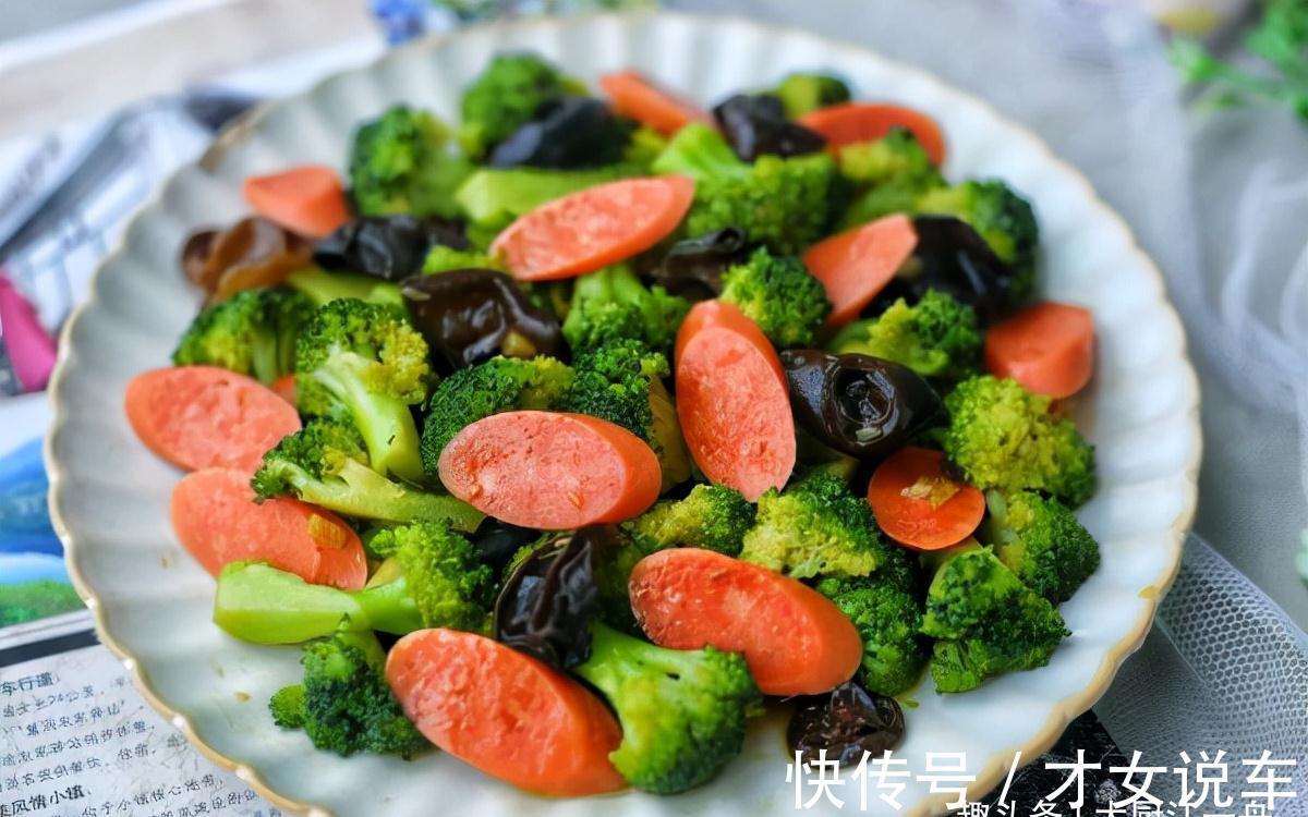 解馋|炒西兰花,切记不要焯水和直接炒,教你饭店做法,脆嫩入味又解馋