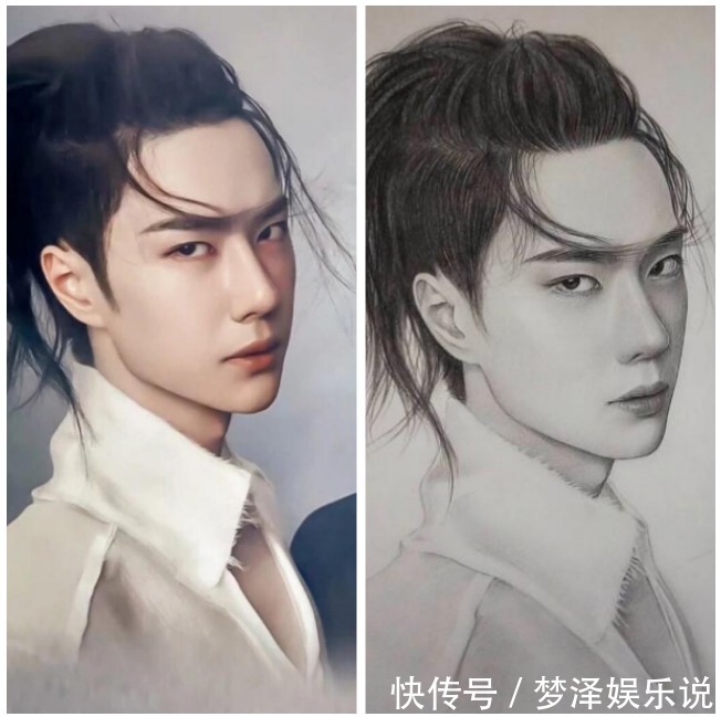 美术生!美术生学霸笔下的明星素描,跃然纸上惊艳众人,堪称灵魂画手