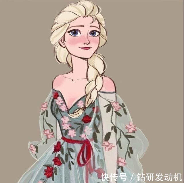 蒂安娜|迪士尼公主的礼服什么样艾莎女王清新自然,全场最酷的是花木兰