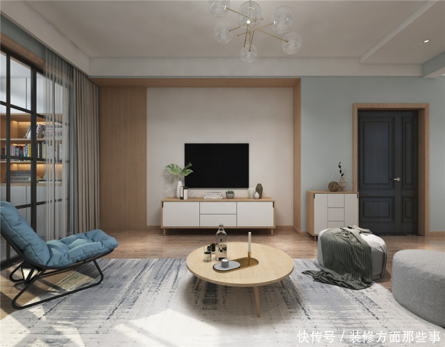 玄关|115平现代风三居室,玄关简单大方白色的主色调很美