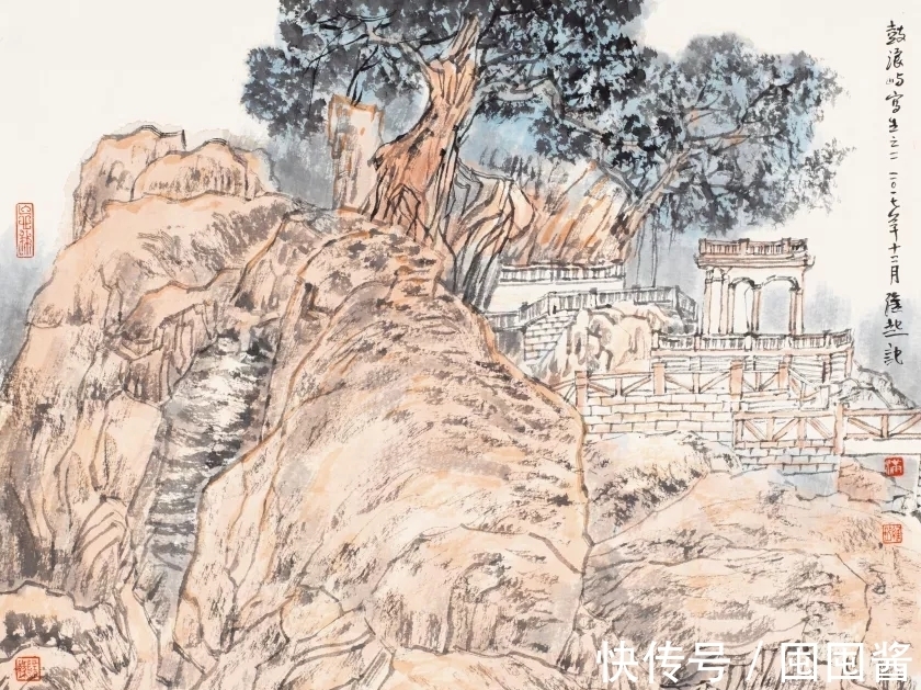 满维起&中国水墨画院|老骥伏枥,总有新意,满维起山水写生新作