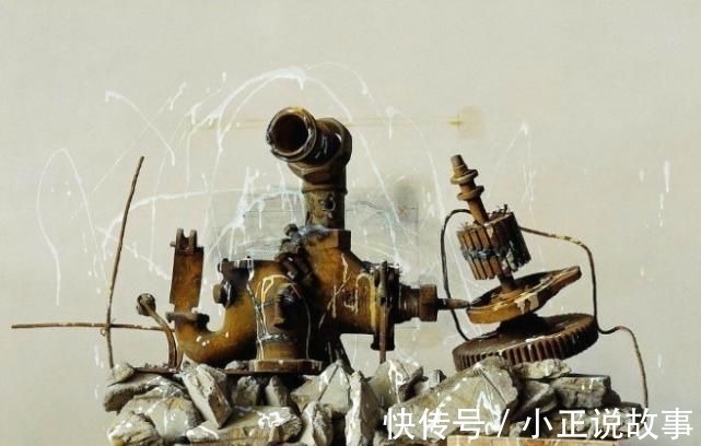 专家$他画发动机,竖的卖1897万横的卖198万,放大后专家却称这根本不是画