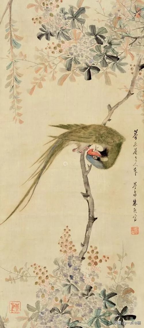 嘉树堂！清代海派 朱熊 花鸟作品欣赏