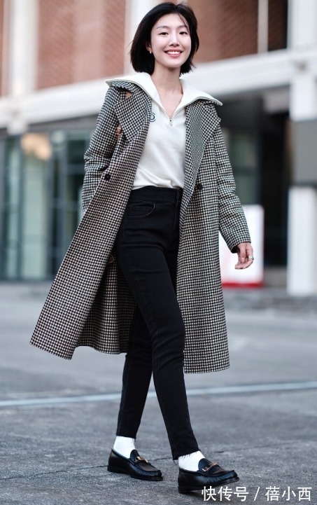 乐福鞋|今年还是穿“小黑裤”最时髦,搭配针织衫、毛衣、大衣,真高级