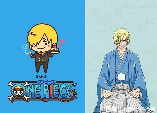 山治|海贼王身穿“传统和服”的草帽海贼团,索隆从头“绿”到脚真帅
