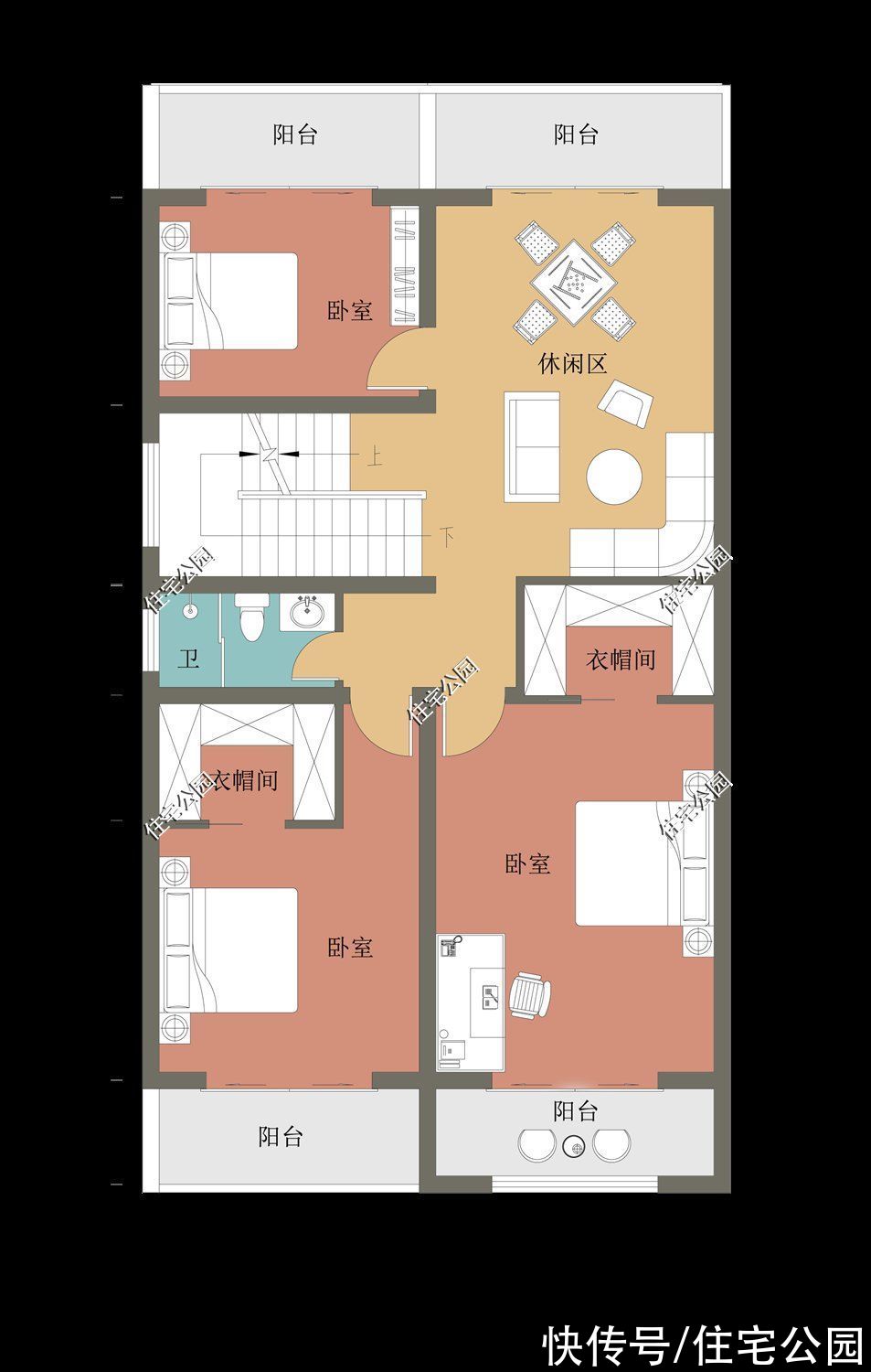 休闲室|占地只要100多平,农村盖房选这10套,又美观又省钱